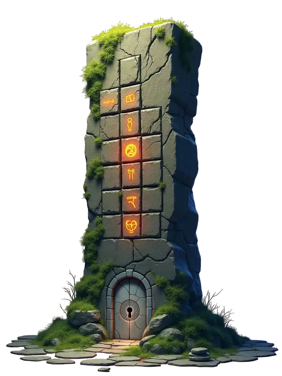 Ancient carved standing stone